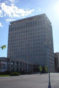 Kiewit Tower, the location of Berkshire's corporate offices in Omaha, Nebraska