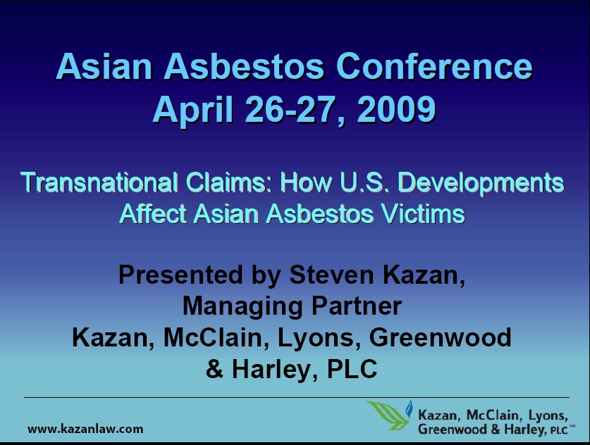 Asian Asbestos Conference