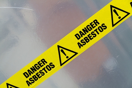 asbestos warning